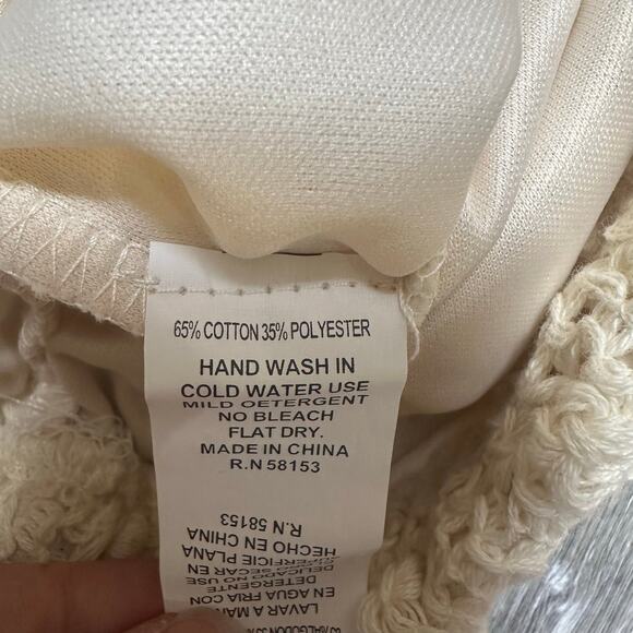 Raga Eggshell Cream Boho Shorts - Picture 5 of 5